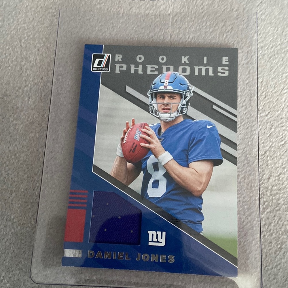 Daniel Jones Donrus Rookie Phenoms Jersey Football Card